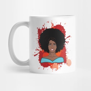 'Strong Black Afro Woman' Awesome Melanin Gift Mug